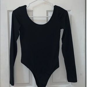 Ardene basic black bodysuit.